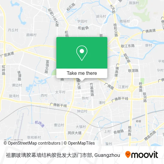 祖鹏玻璃胶幕墙结构胶批发大沥门市部 map