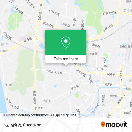 祖福商场 map