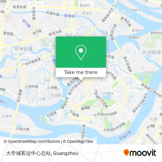 大学城客运中心总站 map