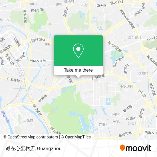 诚在心蛋糕店 map