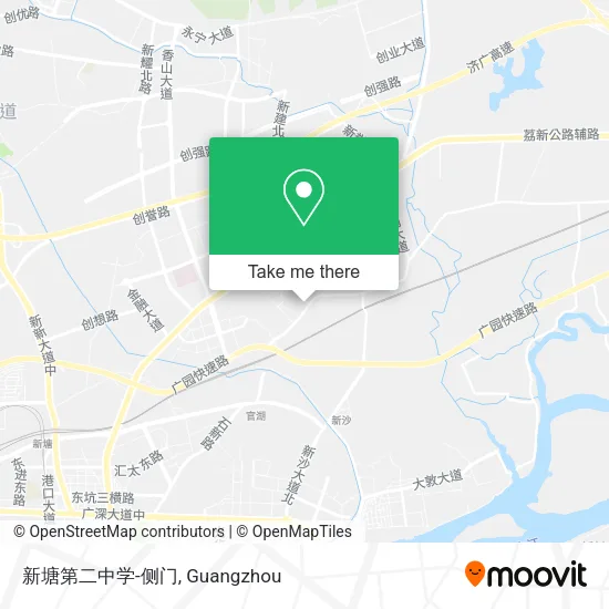 新塘第二中学-侧门 map