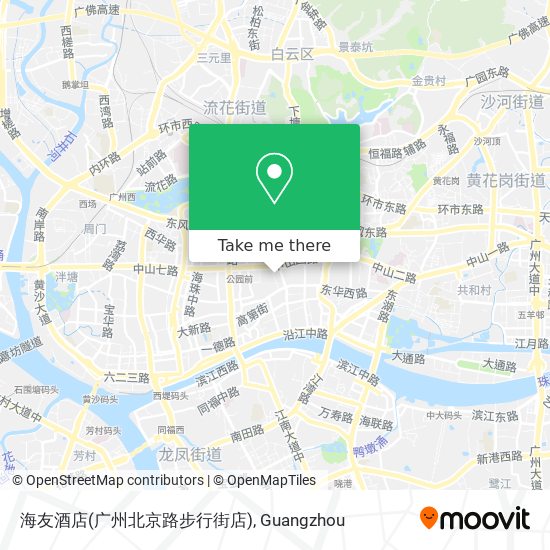 海友酒店(广州北京路步行街店) map