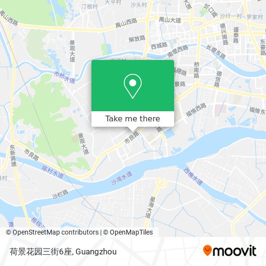 荷景花园三街6座 map