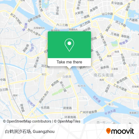 白鹤洞沙石场 map