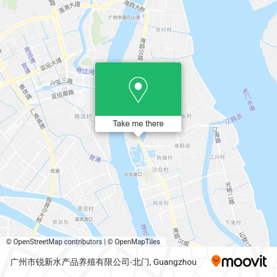 广州市锐新水产品养殖有限公司-北门 map