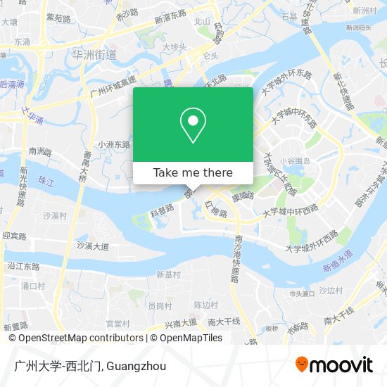 广州大学-西北门 map