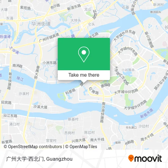 广州大学-西北门 map