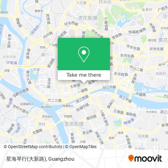 星海琴行(大新路) map