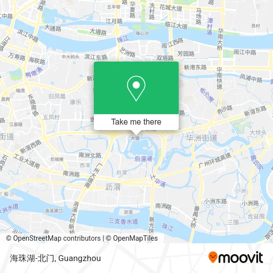 海珠湖-北门 map