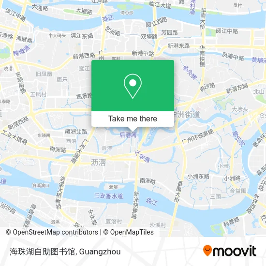 海珠湖自助图书馆 map