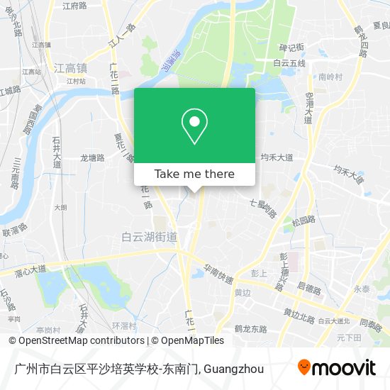 广州市白云区平沙培英学校-东南门 map