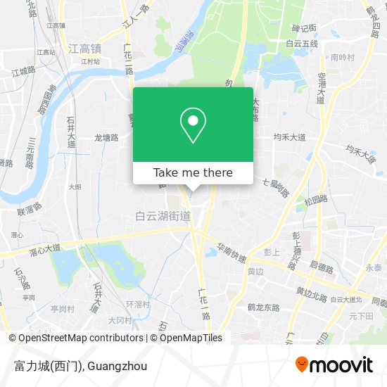 富力城(西门) map