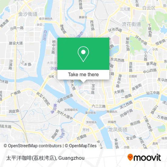 太平洋咖啡(荔枝湾店) map