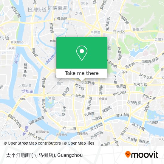 太平洋咖啡(司马街店) map