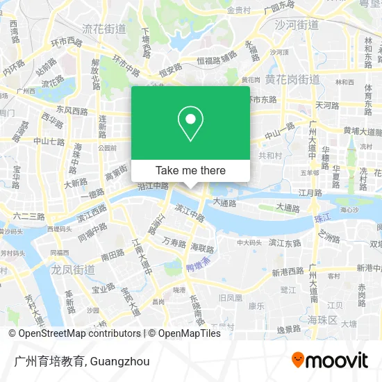 广州育培教育 map