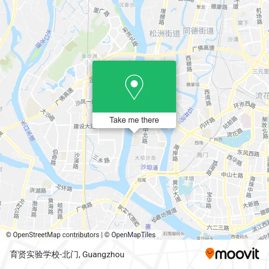 育贤实验学校-北门 map