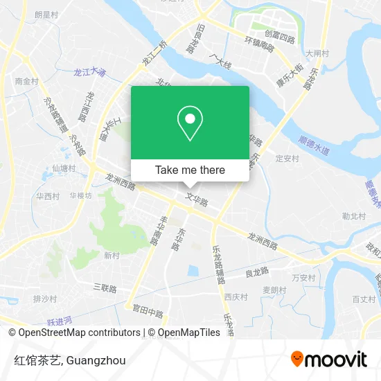 红馆茶艺 map