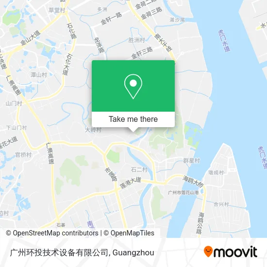 广州环投技术设备有限公司 map
