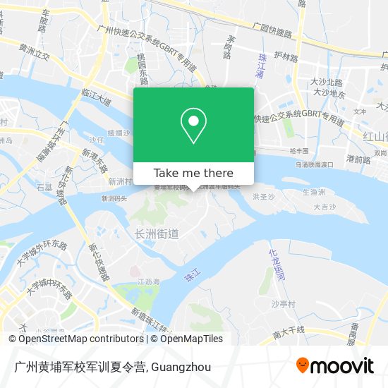 广州黄埔军校军训夏令营 map