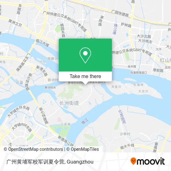 广州黄埔军校军训夏令营 map