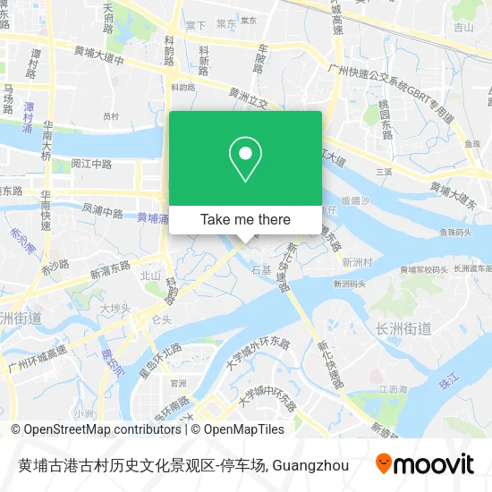 黄埔古港古村历史文化景观区-停车场 map