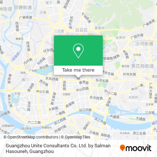 Guangzhou Unite Consultants Co. Ltd. by Salman Hasouneh map