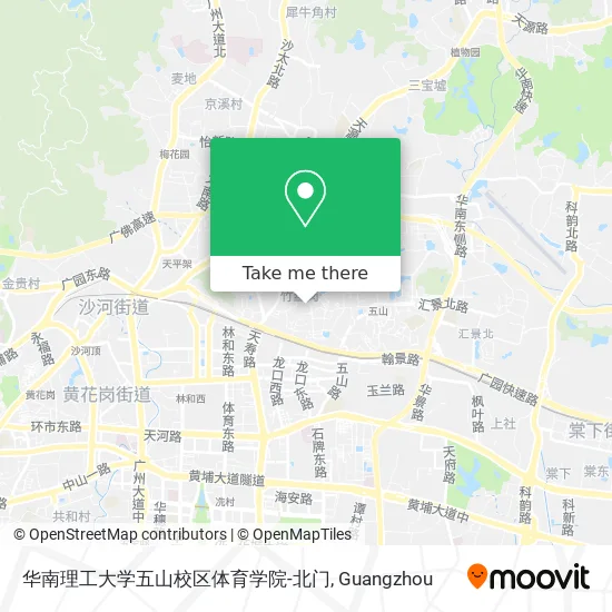 华南理工大学五山校区体育学院-北门 map