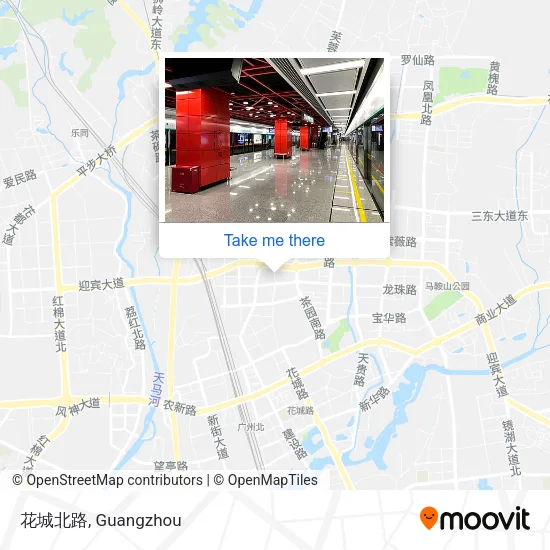 花城北路 map