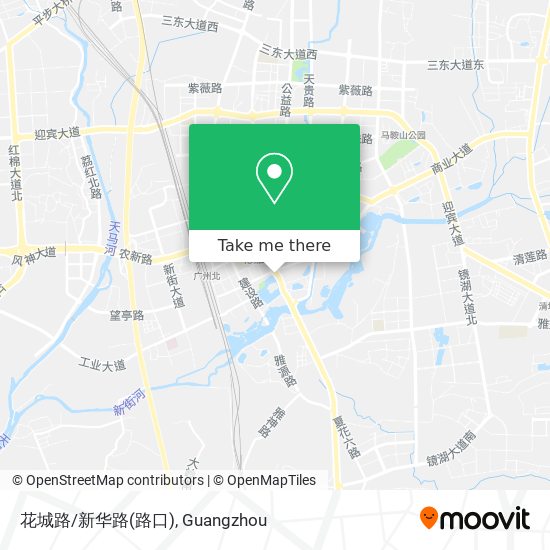 花城路/新华路(路口) map