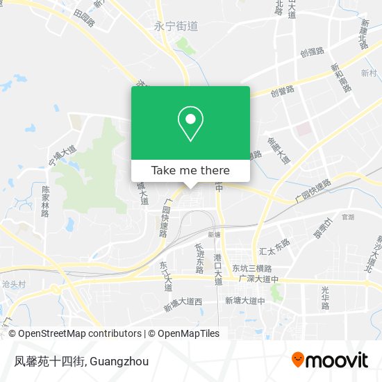 凤馨苑十四街 map