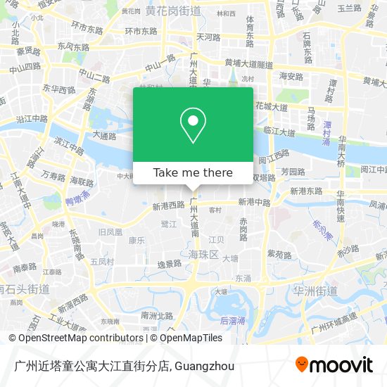 广州近塔童公寓大江直街分店 map