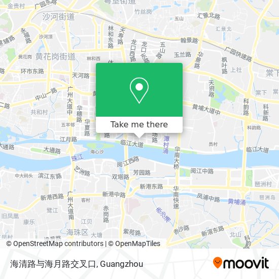 海清路与海月路交叉口 map