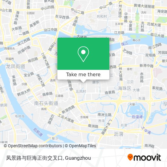 凤景路与巨海正街交叉口 map