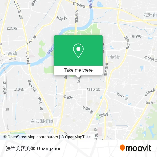 法兰美容美体 map
