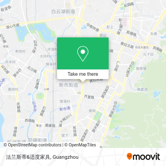 法兰斯蒂&适度家具 map