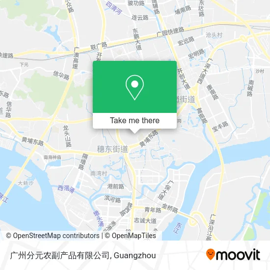 广州分元农副产品有限公司 map