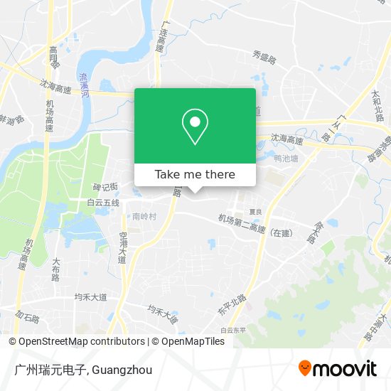 广州瑞元电子 map