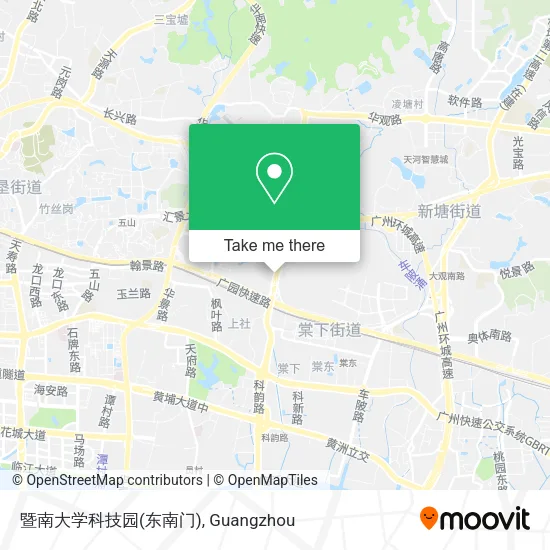 暨南大学科技园(东南门) map