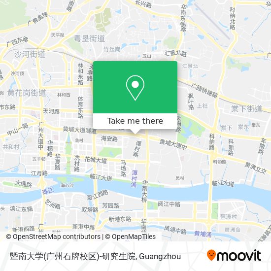 暨南大学(广州石牌校区)-研究生院 map