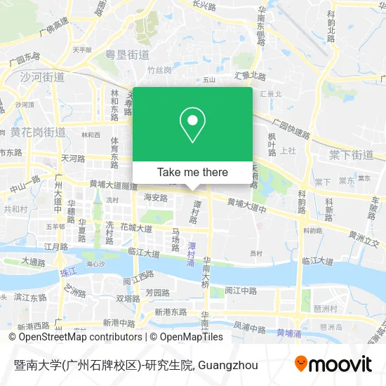 暨南大学(广州石牌校区)-研究生院 map