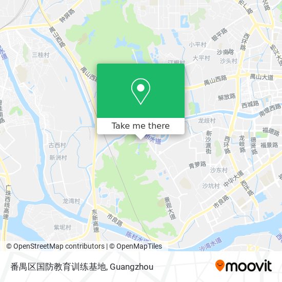 番禺区国防教育训练基地 map