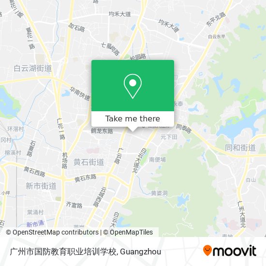广州市国防教育职业培训学校 map