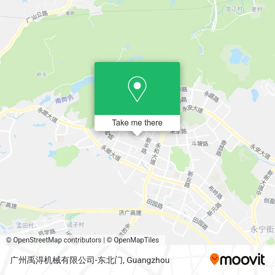 广州禹淂机械有限公司-东北门 map