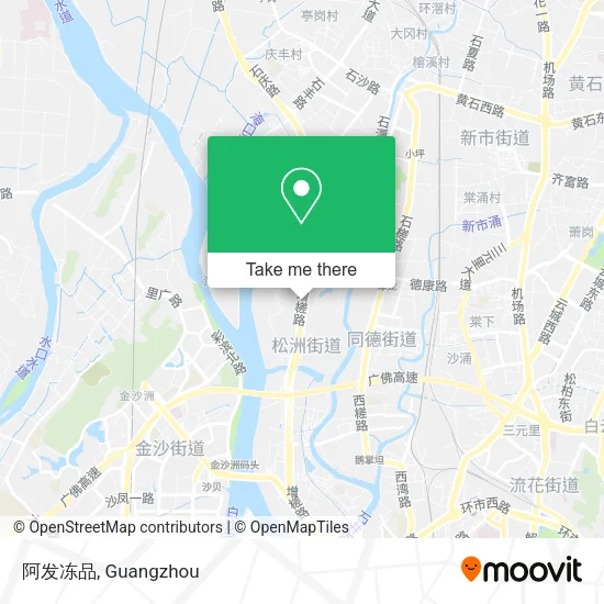阿发冻品 map