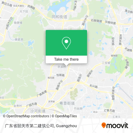 广东省韶关市第二建筑公司 map