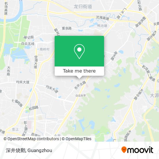 深井烧鹅 map