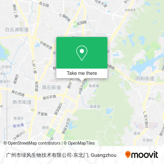 广州市绿风生物技术有限公司-东北门 map