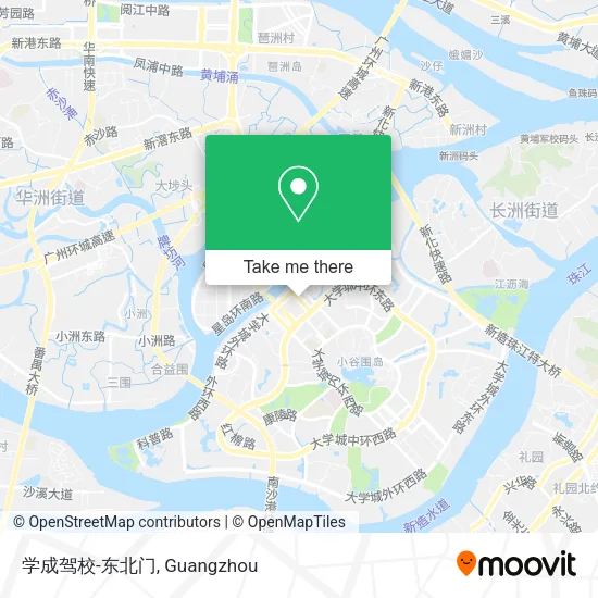 学成驾校-东北门 map