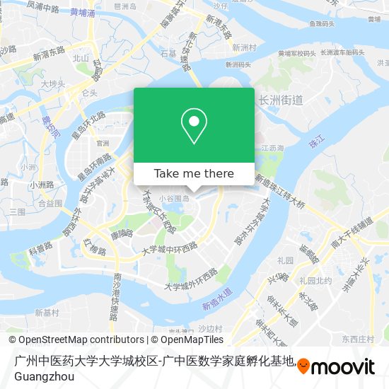 广州中医药大学大学城校区-广中医数学家庭孵化基地 map