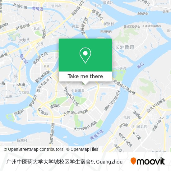 广州中医药大学大学城校区学生宿舍9 map